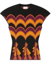 PUCCI - Pucci Baiadera Jacquard Knitted Top - Lyst