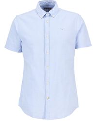 Barbour - Logo Short-Sleeved Shirt - Lyst