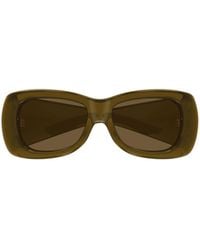 Saint Laurent - Rectangle-Frame Sunglasses - Lyst