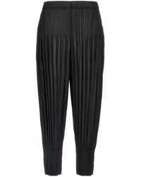 Pleats Please Issey Miyake - Fluffy Basics Pants - Lyst