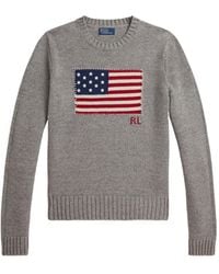 Polo Ralph Lauren - Flag Knit Jumper - Lyst
