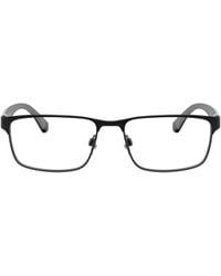 Emporio Armani - Rectangular Frame Glasses - Lyst