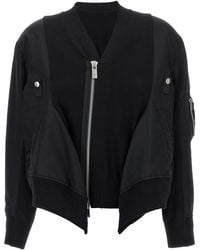 Sacai - Cotton-Blend Bomber Jacket - Lyst