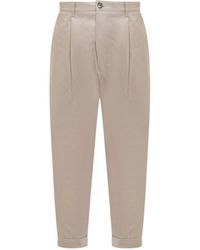 Ami Paris - Pleated Tapered Leg Trousers - Lyst