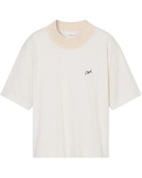 Closed - Logo-Embroidered T-Shirt - Lyst