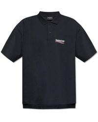 Balenciaga - Polo With Embroidered Logo - Lyst