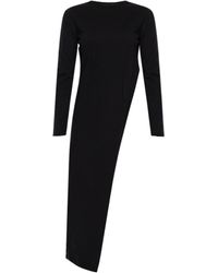 MM6 by Maison Martin Margiela - Slit-Detailed Long Knitted Top - Lyst
