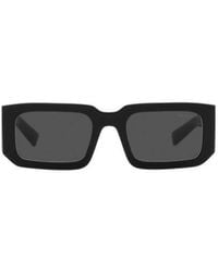 Prada - Eyewear Rectangular Frame Sunglasses - Lyst