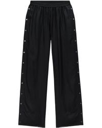 Alexander Wang - Side Placket Wide Leg Pants - Lyst