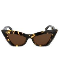 Bottega Veneta - Eyewear Cat-Eye Frame Sunglasses - Lyst