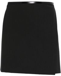 Philosophy Di Lorenzo Serafini - Belted Mini Skirt - Lyst