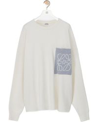 Loewe - Anagram-Patch Sweatshirt - Lyst