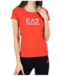 EA7 - Item O-Neck Short-Sleeved T-Shirt - Lyst