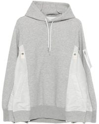 Sacai - Zip-Detailed Hoodie - Lyst