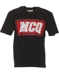 McQ - Mcq Letter Printed Short-Sleeved T-Shirt - Lyst