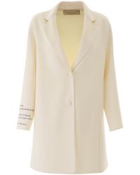 Valentino - Poem Detail Single Breasted Coat - Lyst