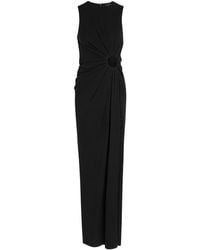 Sportmax - Cut-Out Crepe-Jersey Maxi Dress - Lyst