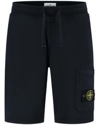 Stone Island - Logo Patch Drawstring Shorts - Lyst