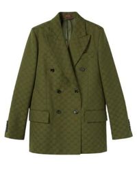 Gucci - Double Breasted Button-Up Blazer - Lyst