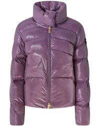 Pinko - High Collar Puffer Down Jacket - Lyst
