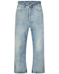 Maison Margiela - Belt-Lined Denim Trousers - Lyst