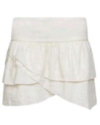 Isabel Marant - Isabel Marant Étoile Wide Waistband Asymmetric Mini Skirt - Lyst