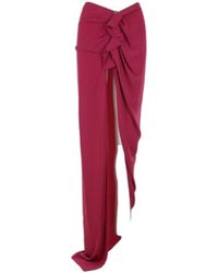 Rick Owens - High-Waist Asymmetric Maxi Skirt - Lyst