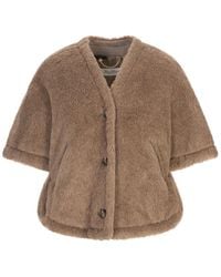 Max Mara - Faux Fur & Shearling Jackets - Lyst