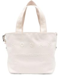Hogan - Medium Script Open Top Tote Bag - Lyst