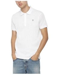 DIESEL - Logo Short-Sleeve Polo Shirt - Lyst