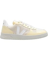 Veja - V 10 J Mesh Low-Top Sneakers - Lyst