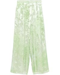 Ermanno Scervino - Floral-Jacquard Trousers - Lyst