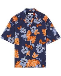 Maison Kitsuné - Maison Kitsuné Resort Floral Short-Sleeve Shirt - Lyst