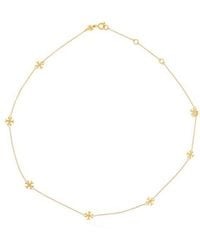 Tory Burch - Delicate Icon Charm Necklace - Lyst
