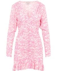 Isabel Marant - Lara V-Neck Long Sleeved Dress - Lyst