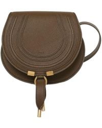 Chloé - Chloé Marcie Foldover Small Saddle Bag - Lyst