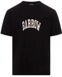 Barrow - Logo-Print Crewneck T-Shirt - Lyst