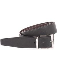 Prada - Logo-Detailed Reversible Buckle Belt - Lyst