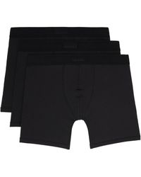 Skims - Logo Boxer Briefs Three-Pack - Lyst