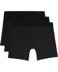 Skims - Logo Boxer Briefs Three-Pack - Lyst