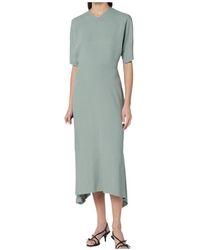 Victoria Beckham - Blended Mid-Length Dress - Lyst