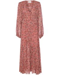 Isabel Marant - Isabel Marant Étoile Briane V-Neck Long Dress - Lyst