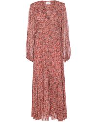 Isabel Marant - Isabel Marant Étoile Briane V-Neck Long Dress - Lyst