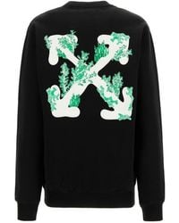 Off-White c/o Virgil Abloh - Arrows Print Logo Sweatshirt - Lyst