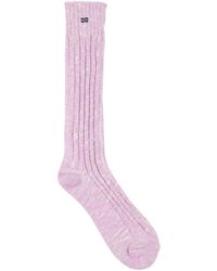 Ganni - Medium-Thickness Knitted Stockings - Lyst