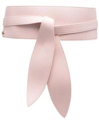 Twinset - Logo-Plaque Wraparound Belt - Lyst