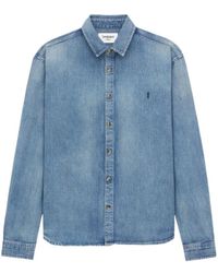 Saint Laurent - Cassandre Denim Shirt Day - Lyst