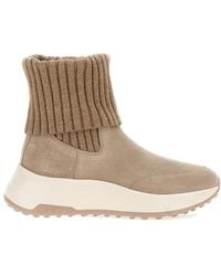 Hogan - Hi-Fi Ribbed-Knit Sneakers - Lyst
