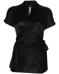 Rick Owens - Short-Sleeve Blouse - Lyst