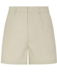 Fendi - Logo Patch Bermuda Shorts - Lyst